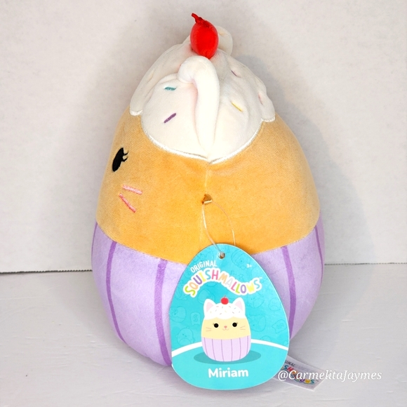 MIRIAM πΊπ§ Cupcake Cat Original Squishmallow by Kelly Toy β NWT β - Picture 5 of 8